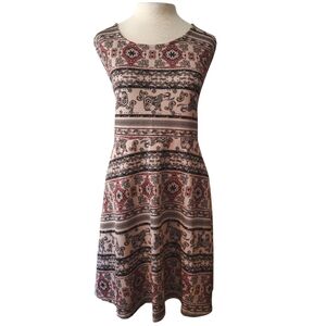 Rue21 Sleeveless Mini Dress Paisley Safari Animal Elephants 3X